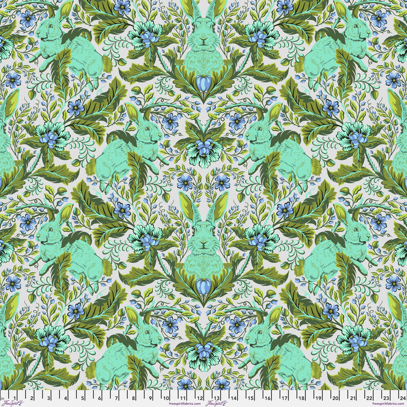 Tula Pink Full Moon Forest II- Hoppy Go Lucky PWTP246.STARLIGHT- Half Yard- April 2025