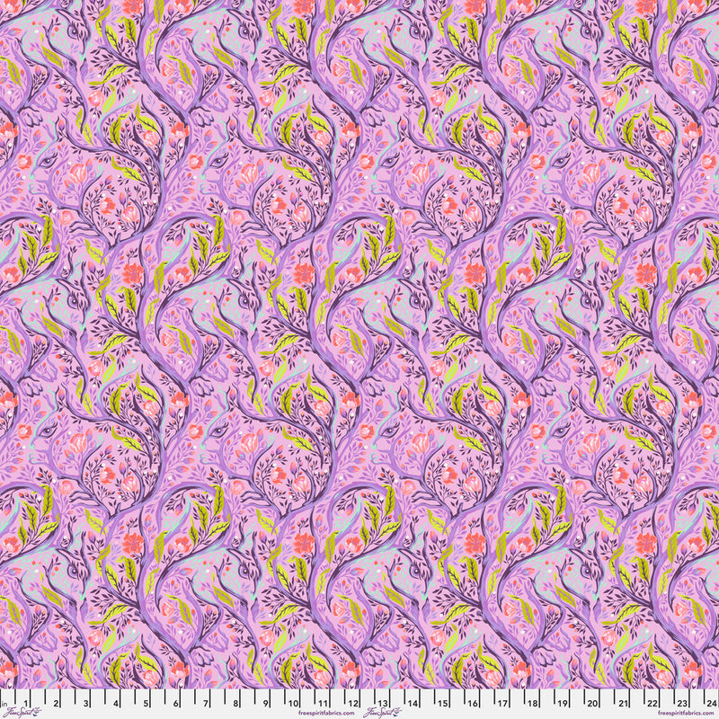 Tula Pink Full Moon Forest II- Branch Manager PWTP247.BLOSSOM- Half Yard- April 2025