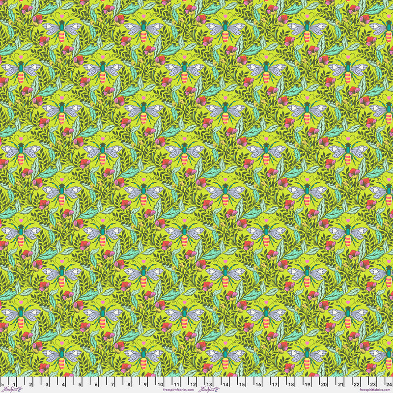 Tula Pink Full Moon Forest II- Shake Your Honey Maker PWTP248.ENCHANTED- Half Yard- April 2025