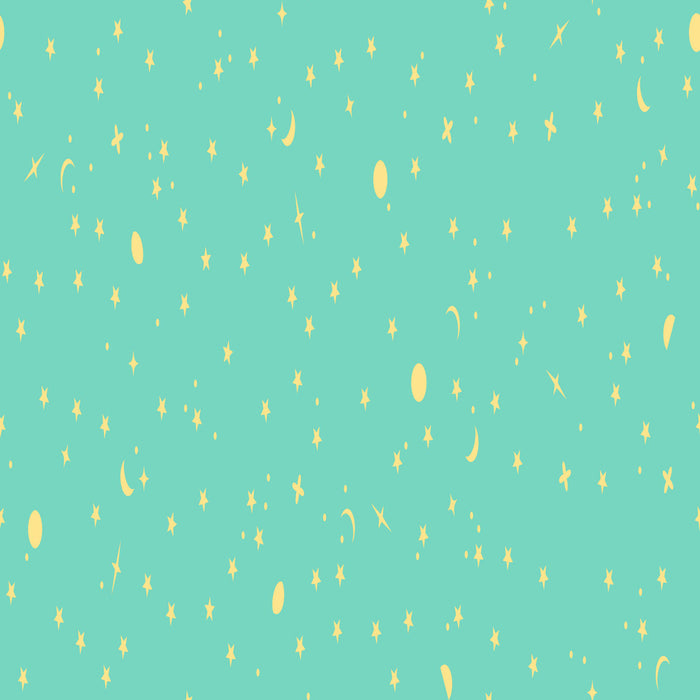 Tula Pink True Colors 2025- Space Sprinkles PWTP254.SEAGLASS- Half Yard- April 2025