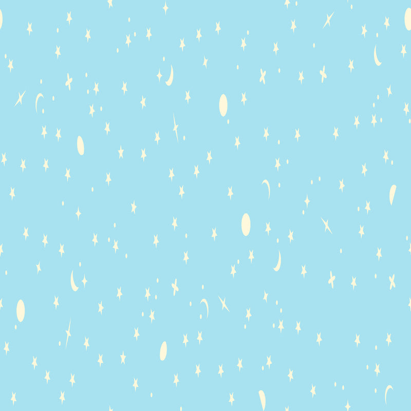 Tula Pink True Colors 2025- Space Sprinkles PWTP254.WATERFALL- Half Yard- April 2025