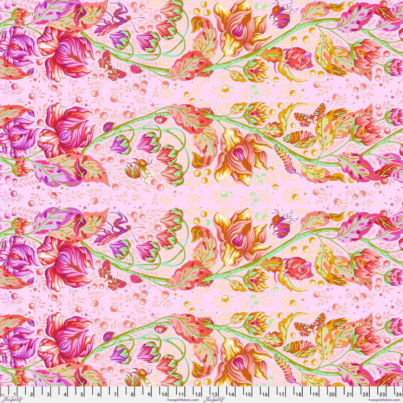 PRE-Order Tula Pink- Down to Earth- Glow Up  PWTP292.AFTERGLOW- Half Yard- March 2027