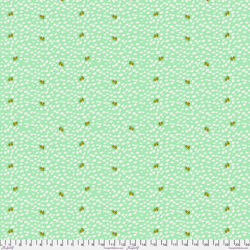PRE-Order Tula Pink- Down to Earth- Do Re Bee PWTP297.DAYBREAK- Half Yard- March 2027