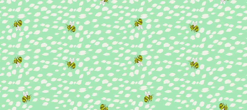 PRE-Order Tula Pink- Down to Earth- Do Re Bee PWTP297.DAYBREAK- Half Yard- March 2027