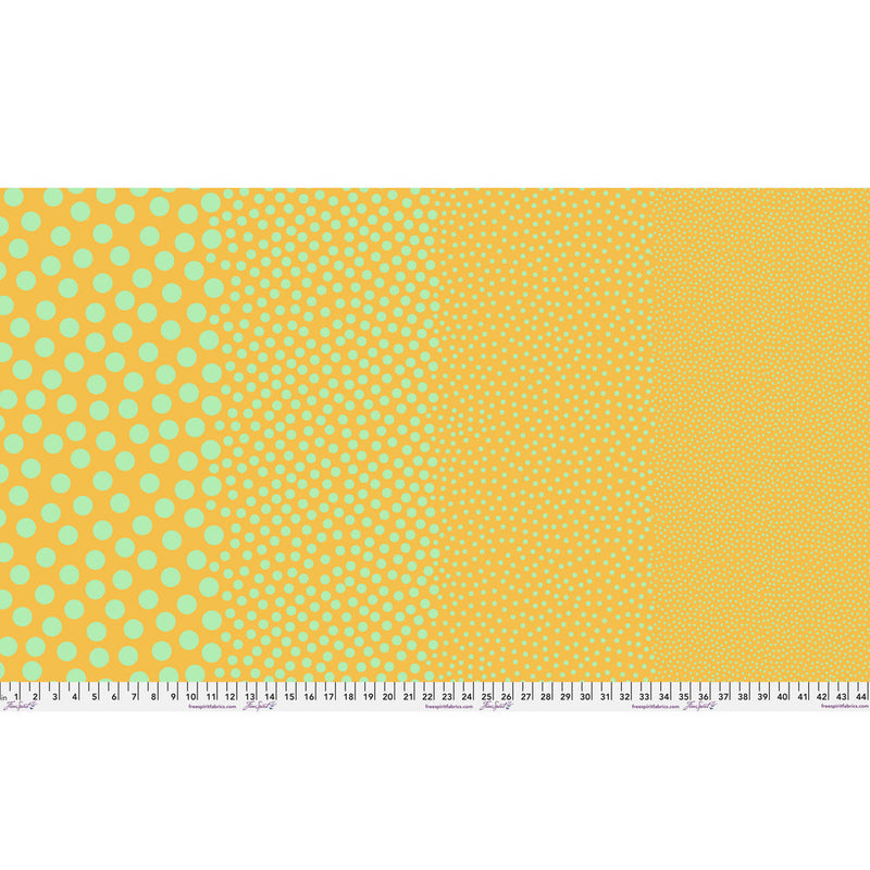 Tula Pink True Color- Stones PWTP299.SUNFLOWER- Half Yard- March 2027