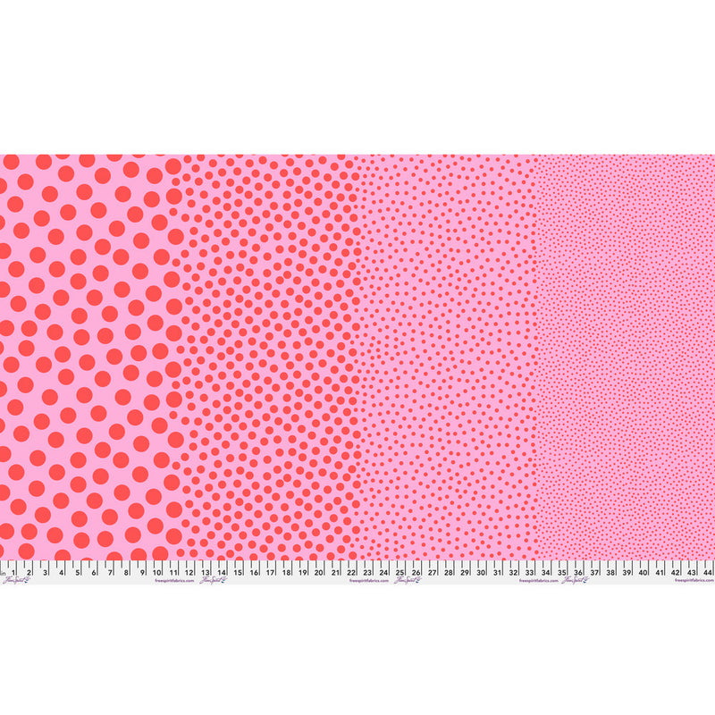 Tula Pink True Color- Stones PWTP299.WATERMELON- Half Yard- March 2027