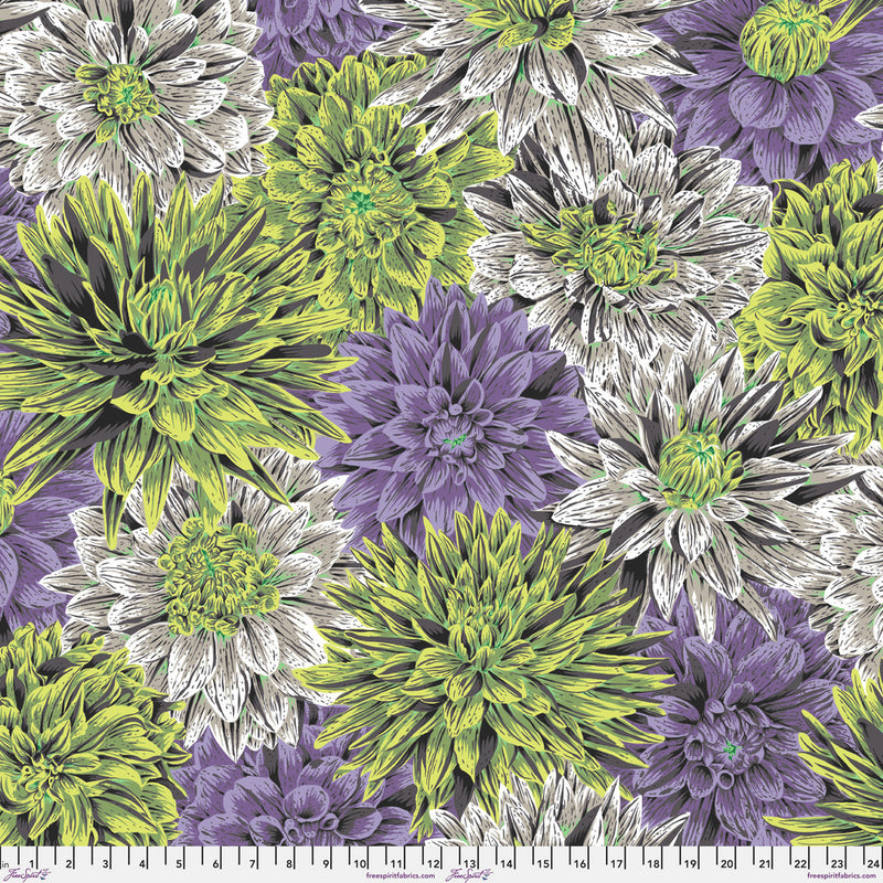 Kaffe Fassett- 108" Wide Back- Bursting Stripes QBPJ008.CONTRAST- Half Yard- August 2026