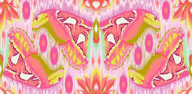 PRE-Order Tula Pink Down to Earth- 108" Wide Back- Mothorized User QBTP024.AFTERGLOW- Half Yard- March 2027