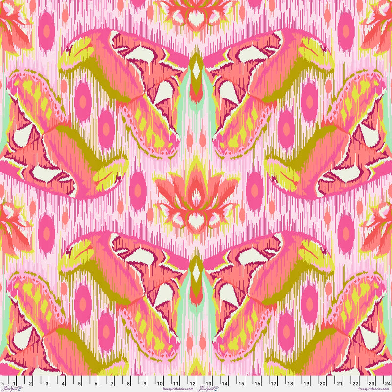PRE-Order Tula Pink Down to Earth- 108" Wide Back- Mothorized User QBTP024.AFTERGLOW- Half Yard- March 2027