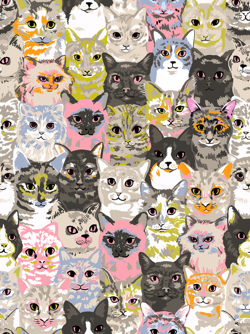 PRE-ORDER Oops All Cats by Sarah Watts- RS 2146 11- Sandbox- Half Yard- May 2027