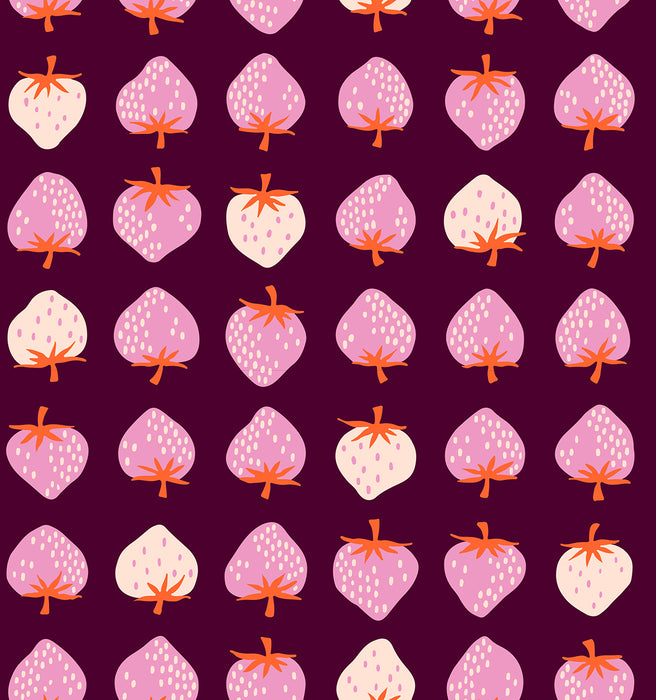 PRE-ORDER Strawberry by Kimberly Kight- Strawberry Deep Plum RS3084 19 - Half Yard- May 2025