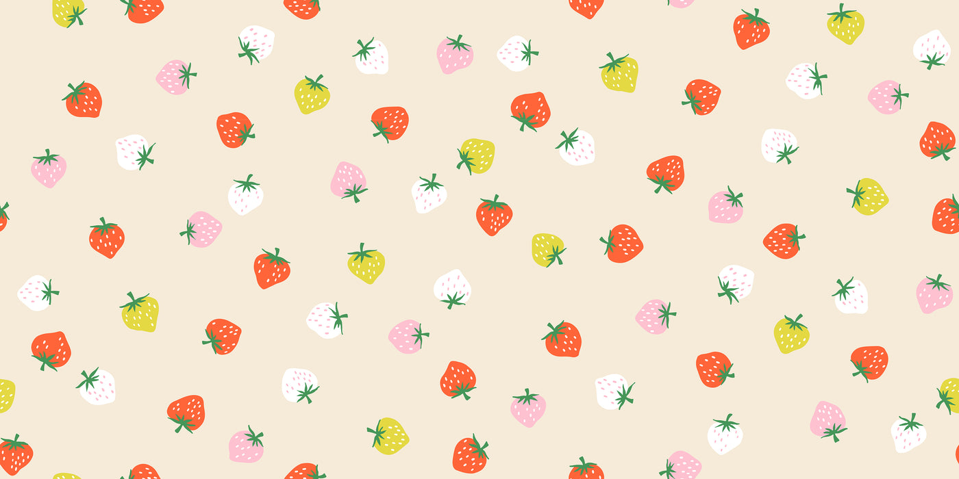 PRE-ORDER Strawberry by Kimberly Kight- Strawberry Shell RS3085 11 - Half Yard- May 2025