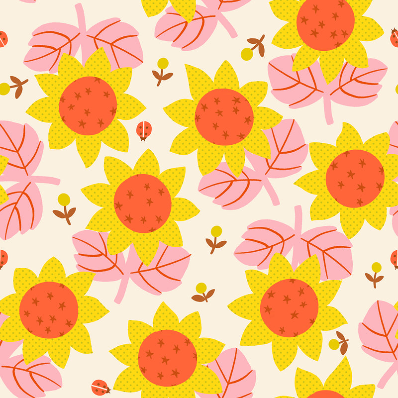 PRE-Order Daisy Days by Alexia Marcella Abegg- RS 4173 11 Natural- Half Yard- April 2027