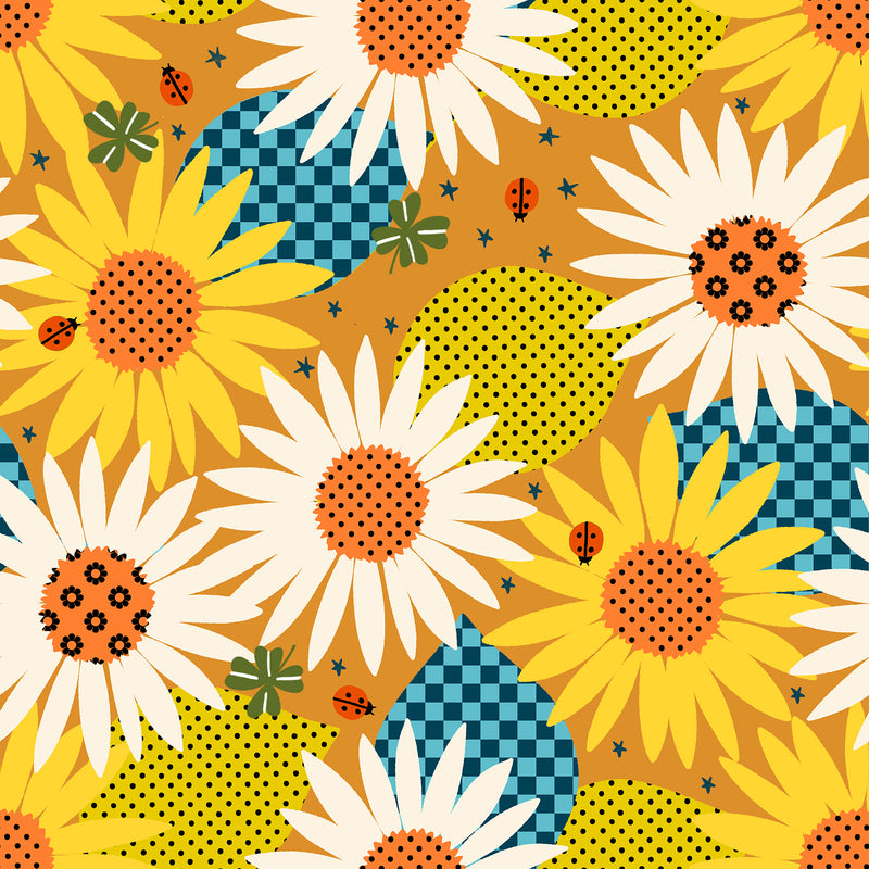 PRE-Order Daisy Days by Alexia Marcella Abegg- RS 4174 12 Honey- Half Yard- April 2027