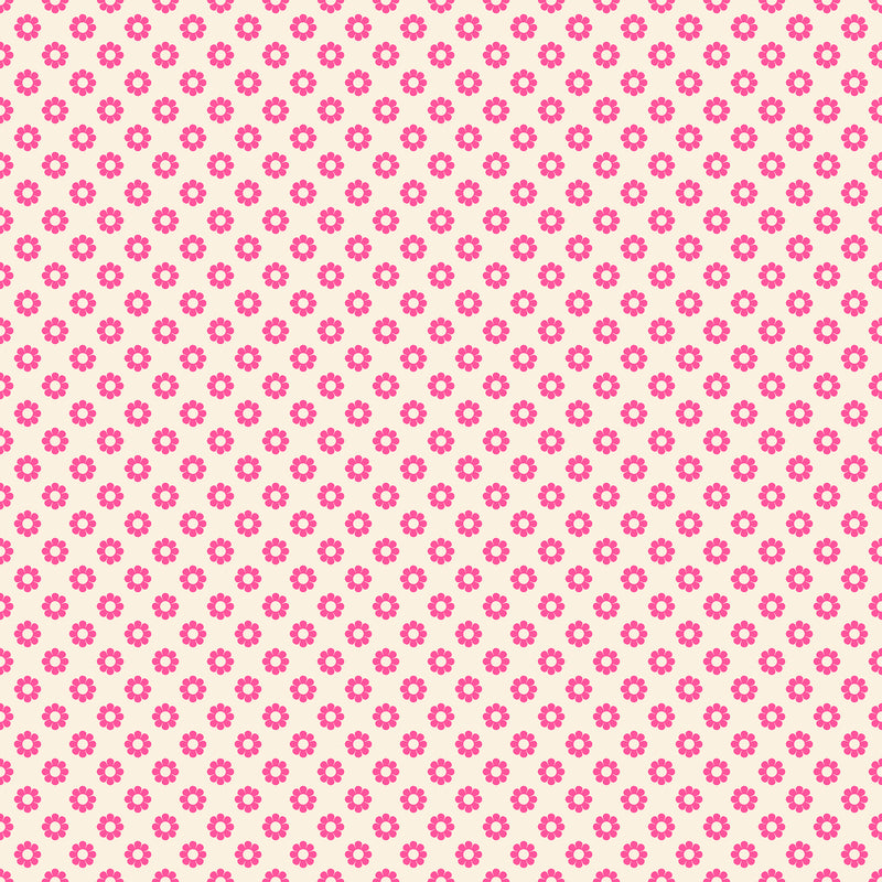 PRE-Order Daisy Days by Alexia Marcella Abegg- RS 4178 13 Neon Pink- Half Yard- April 2027
