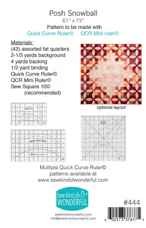 Posh Showball Quilt Pattern By Sew Kind of Wonderful
