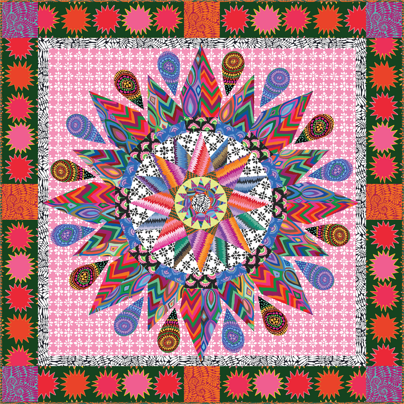 PRE-ORDER Kaffe Fassett- Solar Flare Quilt Ki- February 2027