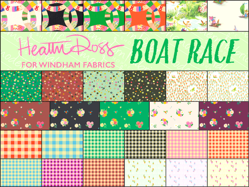 PRE-Order Boat Race by Heather Ross- Half Yard Bundle- March 2027