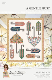 A Gentle Gust Quilt Pattern By Jennifer Long - Modern Fabric Shoppe