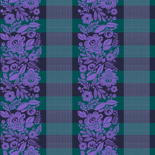 Anna Maria Textiles - Perennial Border - 108" Wide Back Festival BAMT141 - 82 - Ocean Half Yard - September 2025 - Modern Fabric Shoppe