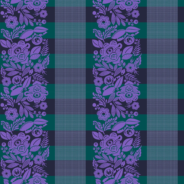 Anna Maria Textiles - Perennial Border - 108" Wide Back Festival BAMT141 - 82 - Ocean Half Yard - September 2025 - Modern Fabric Shoppe