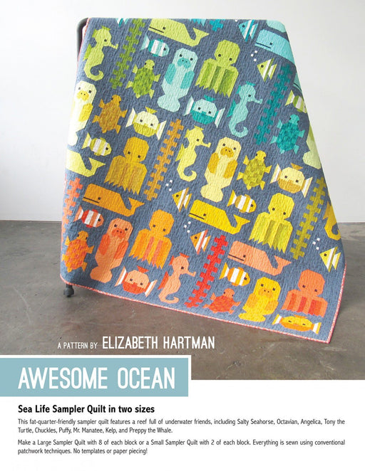 Awesome Ocean Quilt Pattern By Elizabeth Hartman (Copy) - Modern Fabric Shoppe