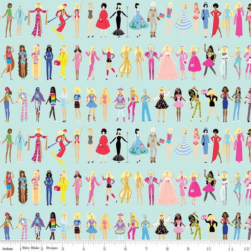 Barbie World by Riley Blake Designs- Barbie Dolls- C15021-POWDER- March 2024 - Modern Fabric Shoppe