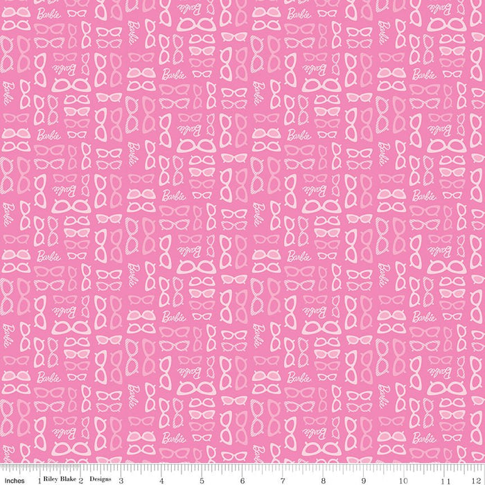 Barbie World by Riley Blake Designs- Barbie Glasses- C15025-MEDPINK- March 2024 - Modern Fabric Shoppe