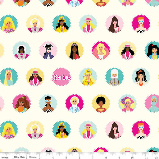 Barbie World by Riley Blake Designs- Barbie Main- C15020-CREAM- March 2024 - Modern Fabric Shoppe