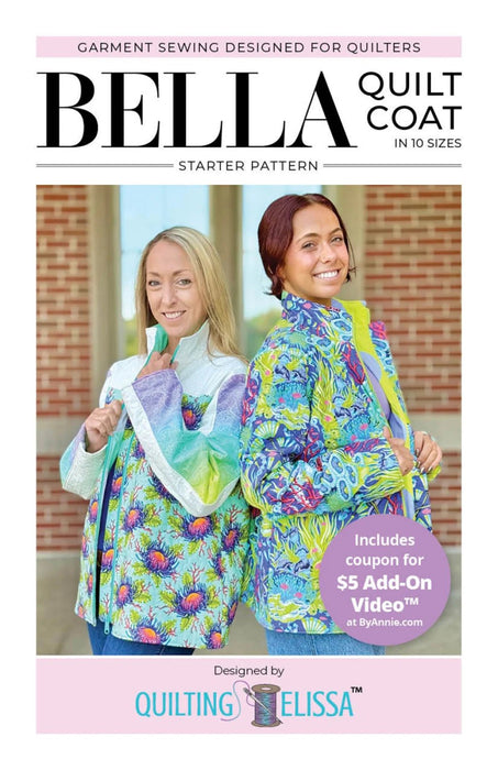 Bella Quilt Coat Pattern - Modern Fabric Shoppe