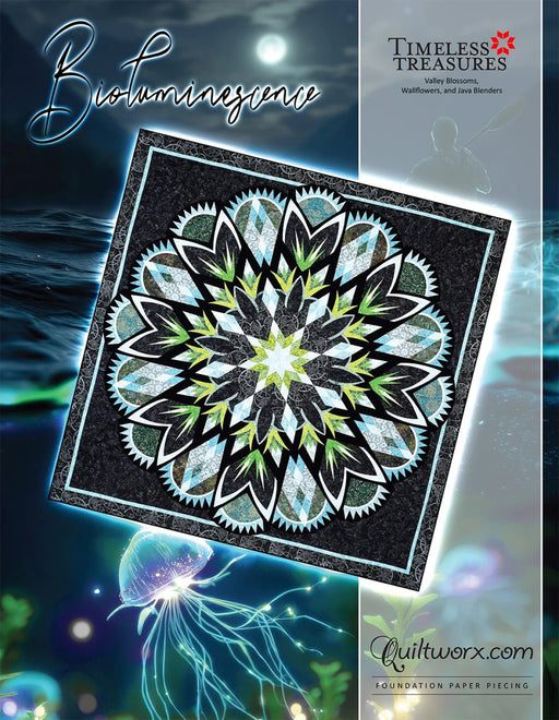 Bioluminescence Quilt Pattern - Foundation Paper Piecing - Modern Fabric Shoppe