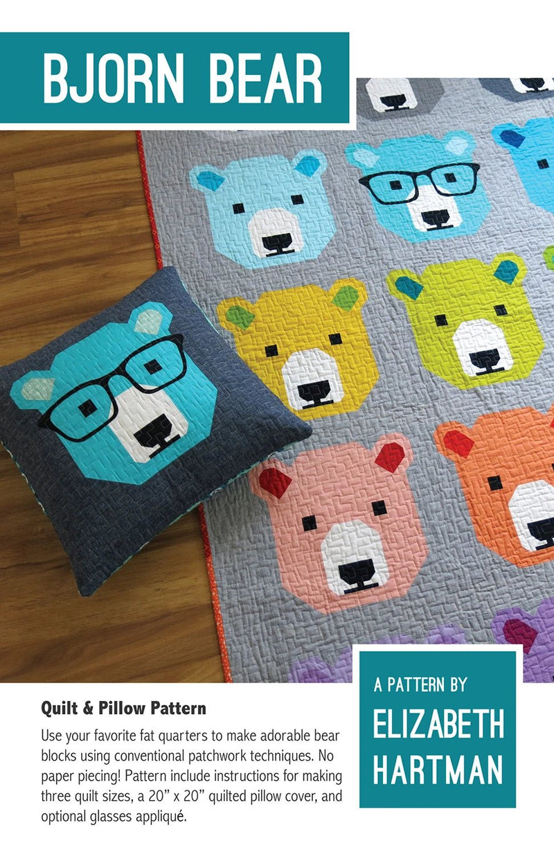 Bjorn Quilt Pattern By Elizabeth Hartman - Modern Fabric Shoppe