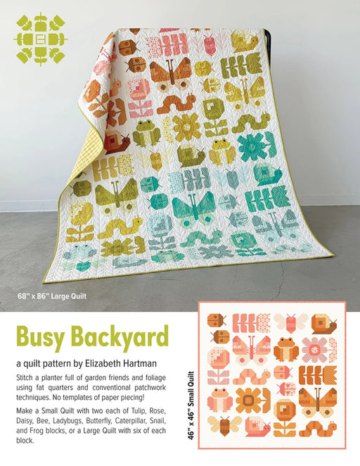 Busy Backyard Quilt Pattern By Elizabeth Hartman - Modern Fabric Shoppe