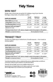 By Annie - Tidy Time Jump Starters Pattern - Modern Fabric Shoppe