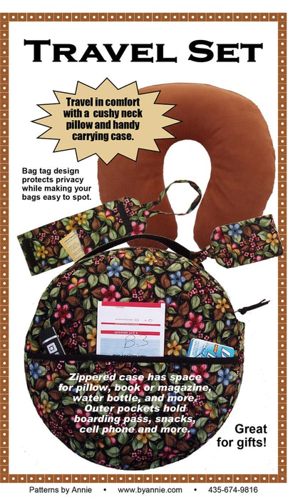 By Annie - Travel Set Pattern - Modern Fabric Shoppe