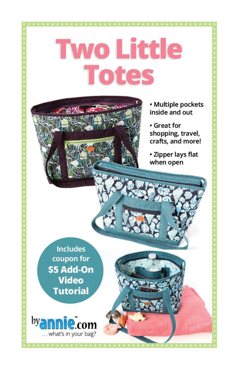 By Annie - Two Little Totes Pattern - Modern Fabric Shoppe