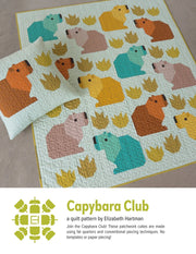Capybara Club Quilt Pattern By Elizabeth Hartman - Modern Fabric Shoppe