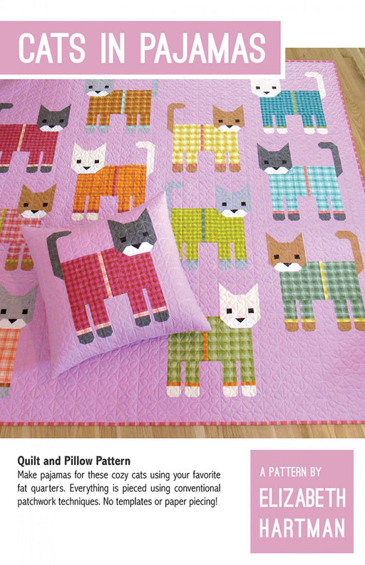 Cats In Pajamas Quilt Pattern By Elizabeth Hartman - Modern Fabric Shoppe
