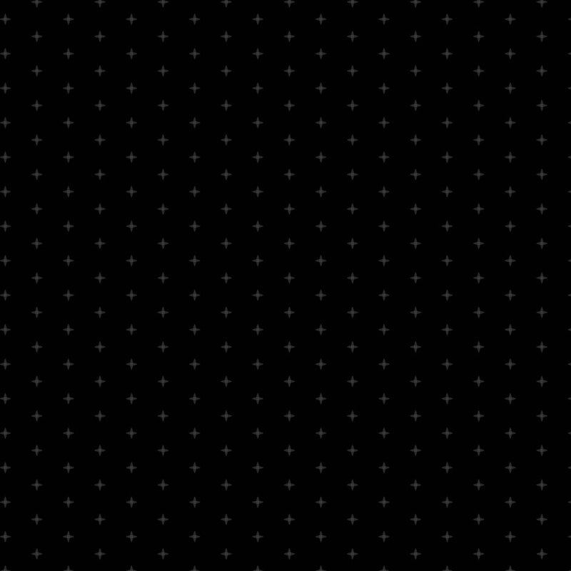 Chromatics - Cross Stitch PWFS059.BLACK - Half Yard - Modern Fabric Shoppe