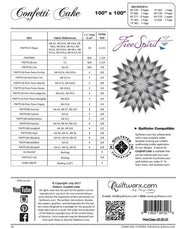 Confetti Cake Quilt Pattern - Foundation Paper Piecing - Modern Fabric Shoppe
