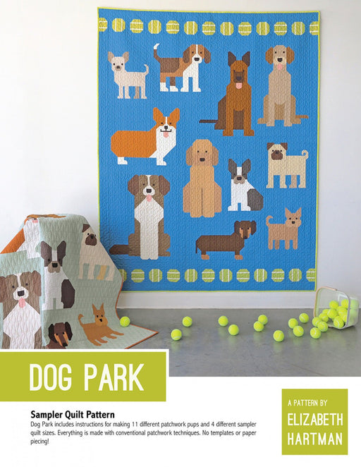 Dog Park Quilt Pattern By Elizabeth Hartman - Modern Fabric Shoppe