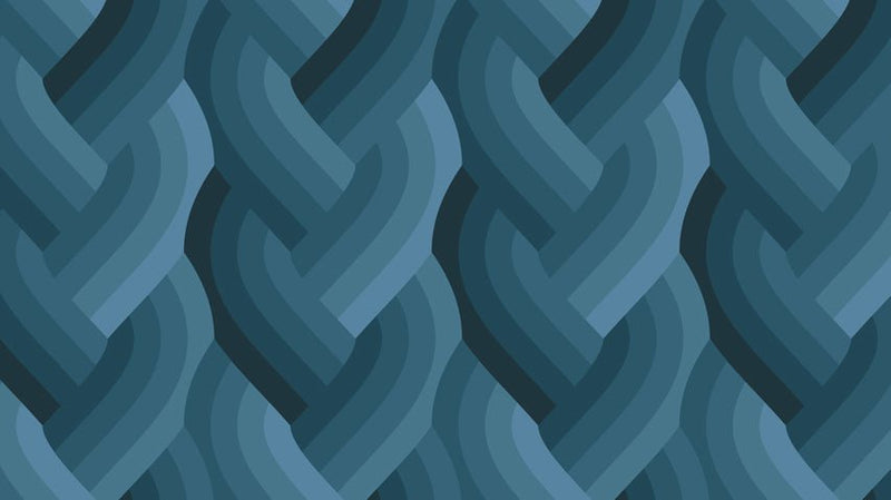 Echo Braid by Emily Van Hoff - 42380 18 Navy - Half Yard - March 2026 - Modern Fabric Shoppe