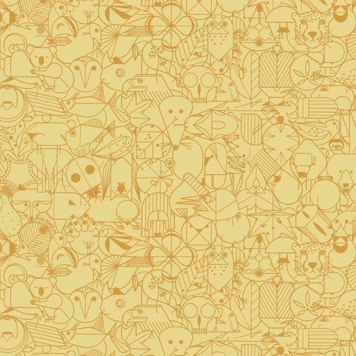 End Paper Basics by Charlie Harper - End Paper CH - 300 Golden Meadow - Half Yard - July 2024 - Modern Fabric Shoppe
