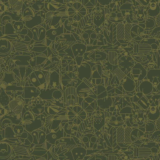 End Paper Basics by Charlie Harper - End Paper CH - 300 Thicket - Half Yard - July 2024 - Modern Fabric Shoppe