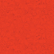 End Papers Vol. 2 by Charley Harper - CH - 300 - CARDINAL Half Yard - Modern Fabric Shoppe