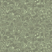 End Papers Vol. 2 by Charley Harper - CH - 300 - JADE Half Yard - Modern Fabric Shoppe