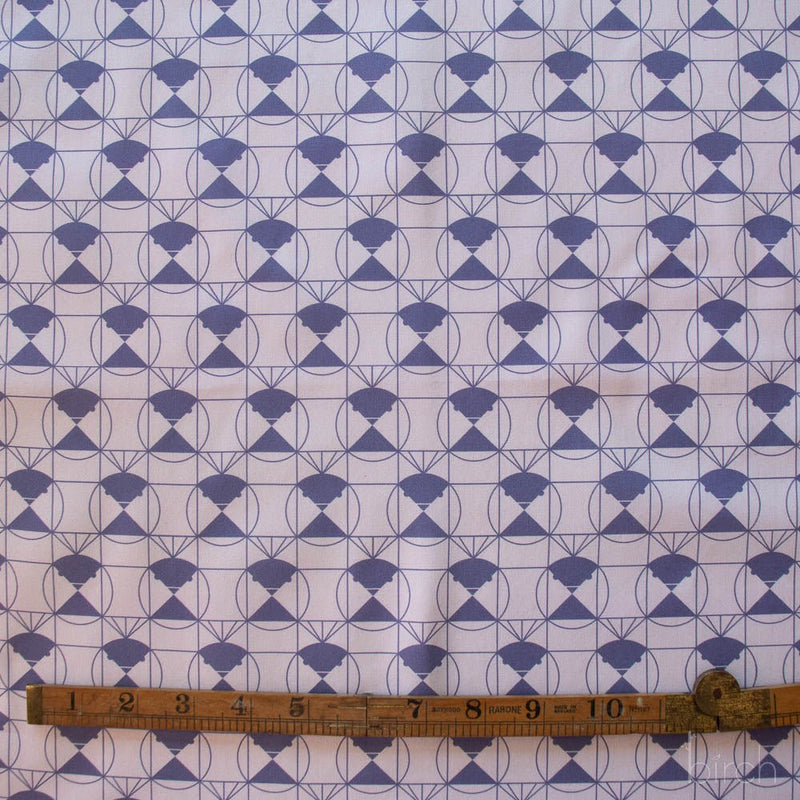 End Papers Vol. 2 by Charley Harper - Chickadee CH - 436 - TWILIGHT Half Yard - Modern Fabric Shoppe
