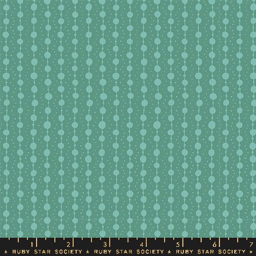 Endpaper by Jen Hewitt - Pearls RS 6047 15 - Watercress - Half Yard - November 2024 - Modern Fabric Shoppe