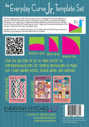 Everyday Curve Junior Template Set from Everyday Stitches - Modern Fabric Shoppe
