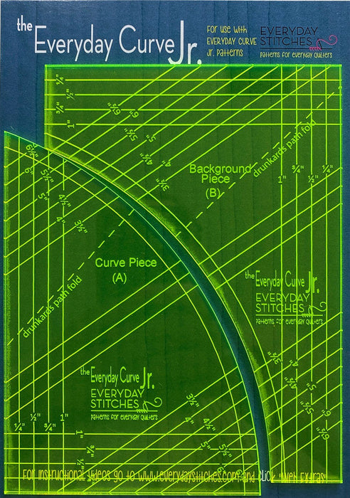 Everyday Curve Junior Template Set from Everyday Stitches - Modern Fabric Shoppe